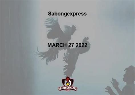 Sabong Express Live Betting Result .